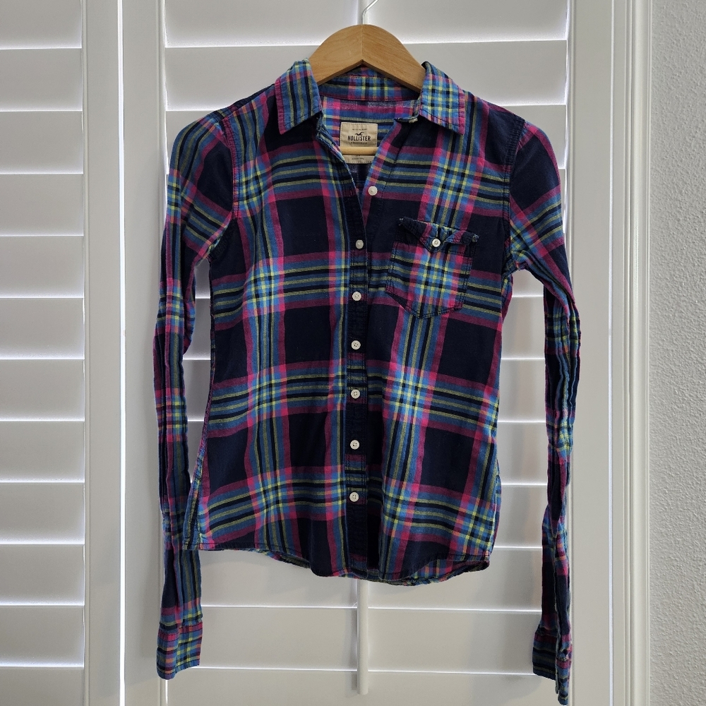 Vintage Hollister Plaid Button Down